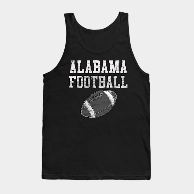 Vintage Alabama Football Tank Top by tropicalteesshop